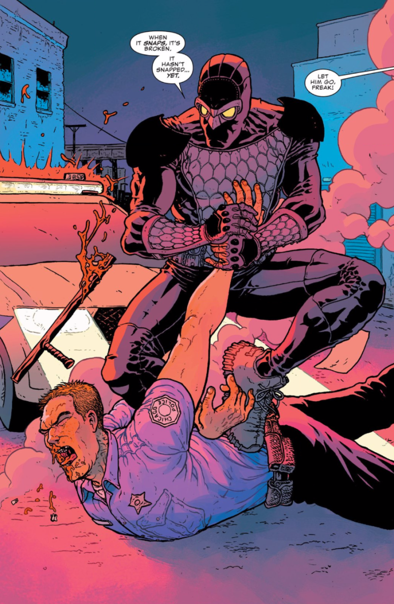 Walker’s work on Nighthawk featured a superhero who fought racism on multiple levels.